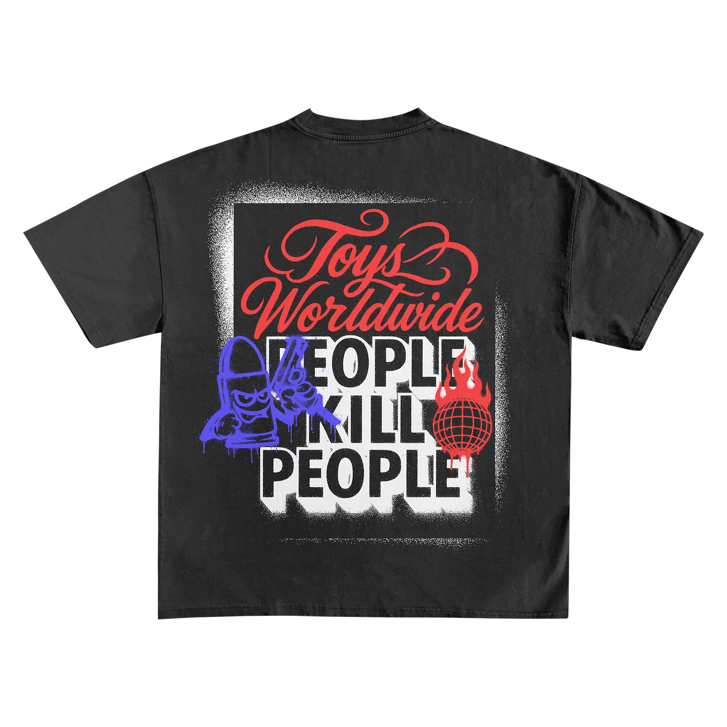 Graffiti Tee Black